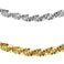 Yellow Gold, variant on Criss Cross Diamond Cut Sparkle Chain Necklace in 14K Gold
