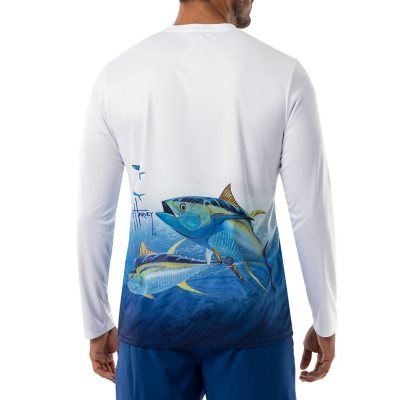 Men's Tuna Wrap Long Sleeve Performance Shirt – Guy Harvey