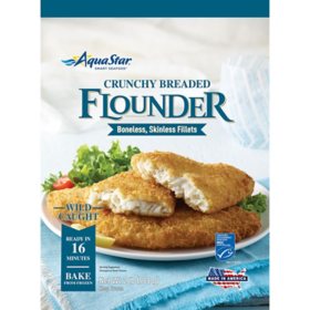 Aqua Star Crunchy Breaded Flounder 2 lbs.