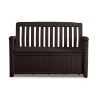 Keter 60-Gallon All-Weather Outdoor Patio Storage Bench