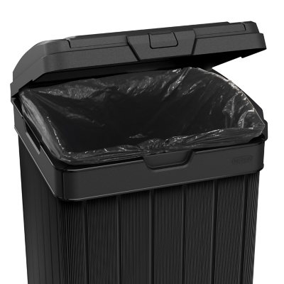NEIGHBORHOOD ゴミ箱 TRASH CAN Lavex 25 Gallon Gray Square Trash Can with Drop Shot Lid