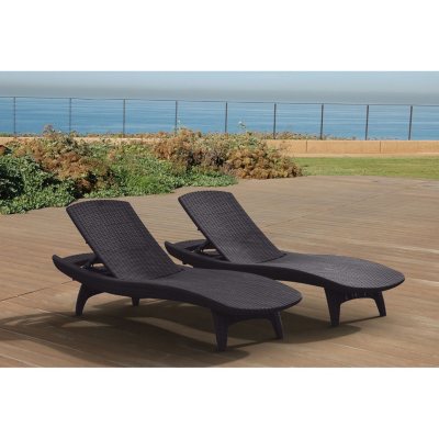 Keter 2-Pack All-Weather Grenada Chaise Loungers