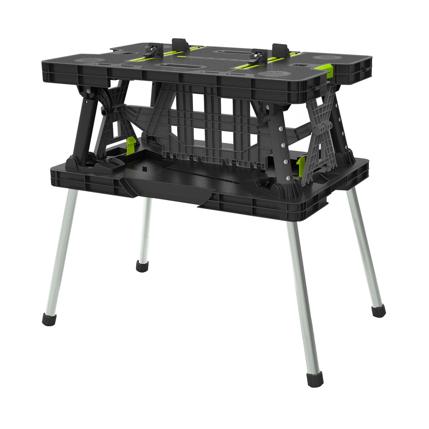 Keter Folding Work Table with Mini Clamps