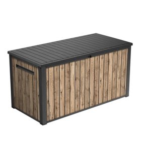 Keter 170 Gal. Resin Deck Box Signature Collection Indoor/Outdoor Storage