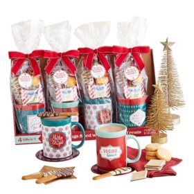 Holiday Ceramic Mug Break-a-Part Gift Set, 4 pk.