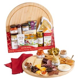 Rotating Bamboo Charcuterie Board Gift Set