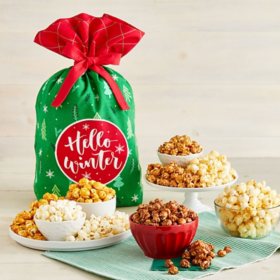 The Popcorn Factory Holiday Gourmet Popcorn Bag