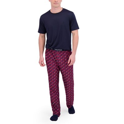 Nautica Men's Pajama Set Navy/Nautica RedXXL:- XXL, Navy/Nautica Red