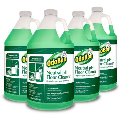 OdoBan Neutral pH Floor Cleaner Concentrate (1 gal., 4 pk.) - Sam's Club