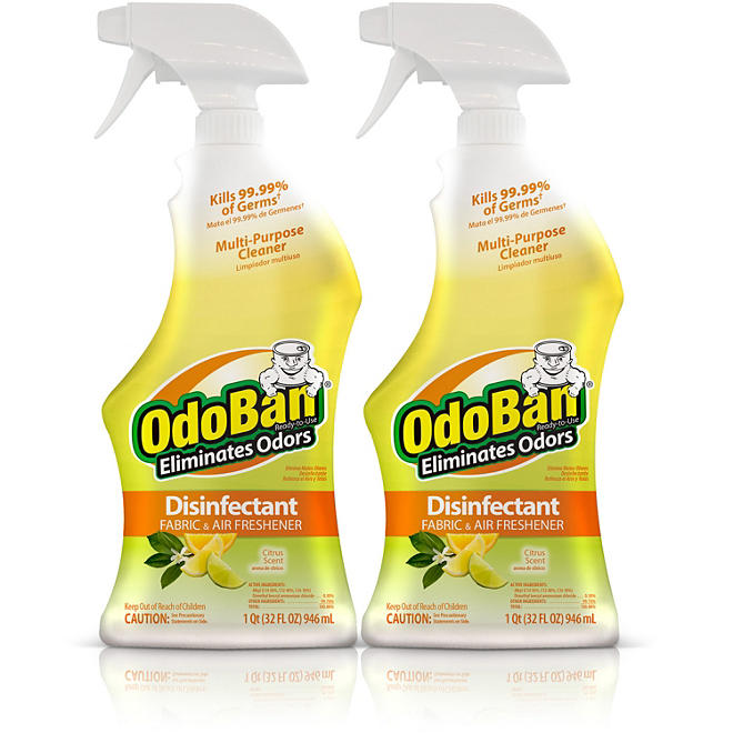 OdoBan Odor Eliminator & Disinfectant Ready-to-Use, Citrus Scent (32 oz., 2 pk.)