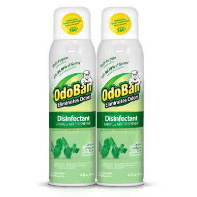 Odoban Disinfectant Fabric & Air Freshener Spray, Choose Your Scent