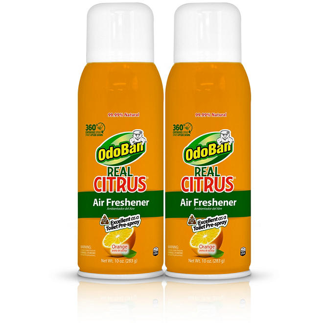 OdoBan Real Citrus Air Freshener, Orange (10oz., 2pk.)