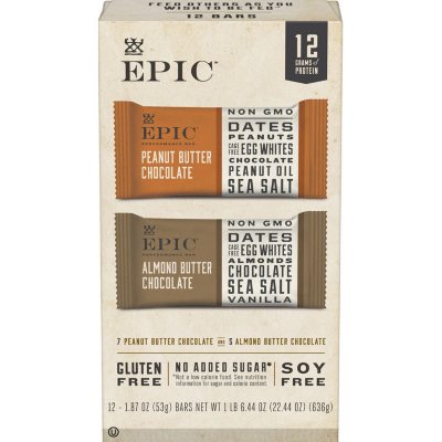 EPIC Performance Bars Variety Pack (12 pk.) - Sam's Club