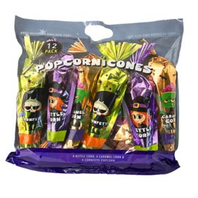 Halloween Popcorn Cones Gift, 12 pk.
