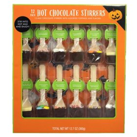 Halloween Hot Chocolate Stirrers, 12ct.