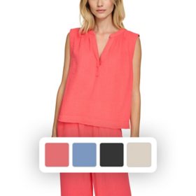 DKNY Women's Gauze Tank Top