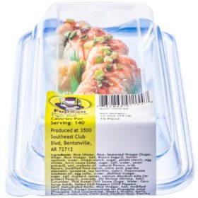 Fujisan Tiger Roll 10 Pieces Sam S Club