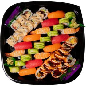 FujiSan Kobe Sushi Roll Party Tray, 42 pcs.