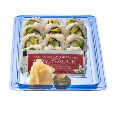 FujiSan Cucumber Avocado Vegetarian Sushi Roll (12 pcs.) - Sam's Club