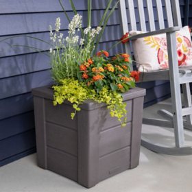 Step2 Lakewood Resin Dark Cedar Planter, Choose Type