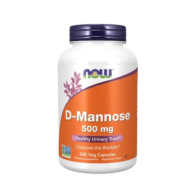 NOW Supplements D-Mannose 500 mg, Non-GMO Project Verified, Healthy ...