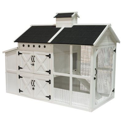 Farmhouse Wooden Chicken Coop 72 X 38 X 56 Sams Club