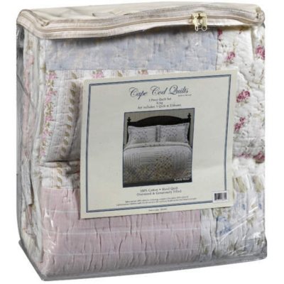 Cape Cod Quilts Queen Set Kaedy Rose - 3pc - Sam's Club