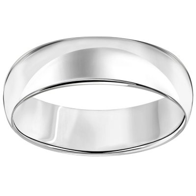 NWT Stainless Steel Comfort Fit 6mm Size 13 Wedding Band Ring Mirror Finish Prom 