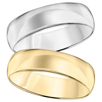 6mm Comfort Fit High Polish Wedding Band