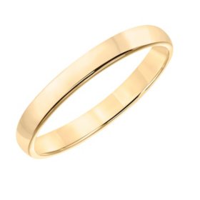 3mm Comfort Fit Wedding Band in 14K Gold
