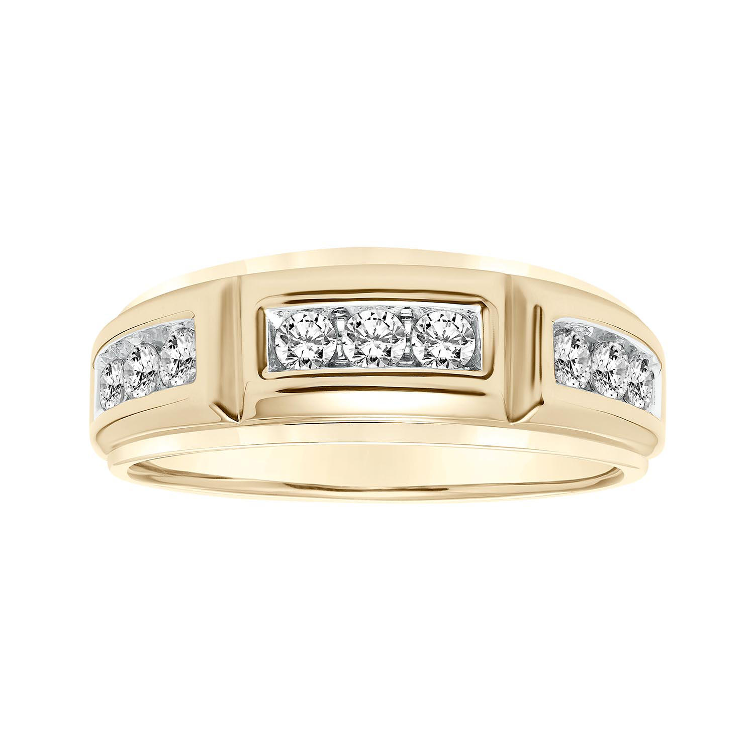 .75 ct. t.w. Men's Diamond Ring in 14K Yellow Gold 13