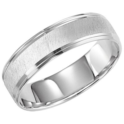 Signature Braided Polished Finish Flat Surface 6-7 mm Wedding Band