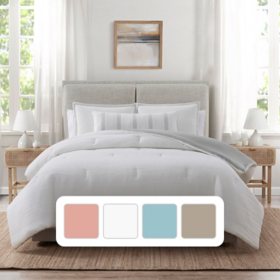 details by Becki Owens  4-Piece Cherie Stripe Matelassé Comforter Set, Assorted Sizes