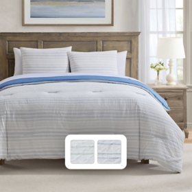Draper James Suri Cotton Striped 3-Piece Comforter Set, Assorted Sizes