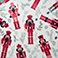 Nutcracker, variant on Hallmark Holiday Plush Throw Blankets, 50" x 70"