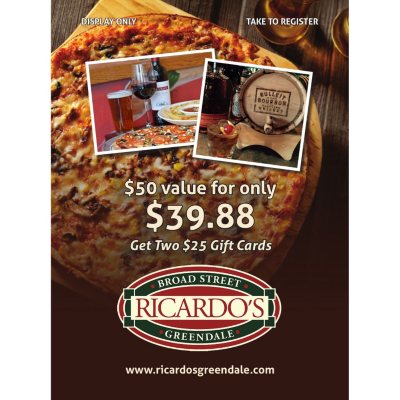 Ricardo's pizza deals