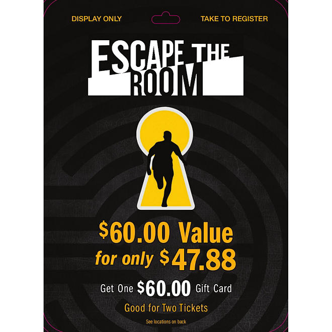 Escape the Room - 1 x $60
