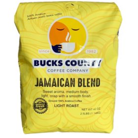 Bucks County Gourmet Ground Coffee, Jamaican Blend 40 oz.