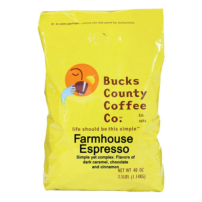 Bucks County Farmhouse Espresso Coffee (2.5 lb.)