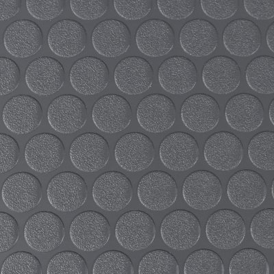 Trailer Flooring Slate Grey Small Coin Commercial Vinyl Sheet Flooring (8.5  ft. W x 15 ft. L)