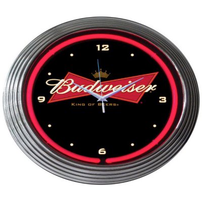 Budweiser Clock deals with Neon