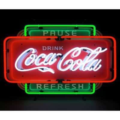 Neonetics - Coca Cola Pause Refresh Neon Sign - 26