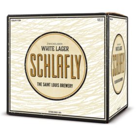 Schlafly White Lager 16 fl. oz. can, 12 pk.