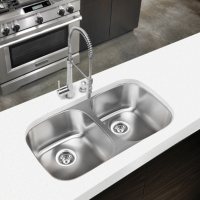 Stahl Stainless Equal Double Bowl Kitchen Sink