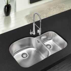 Stahl Stainless 70/30 Double Bowl Kitchen Sink