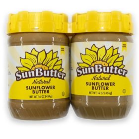 Sunbutter Natural Sunflower Butter 16 oz., 2 pk.