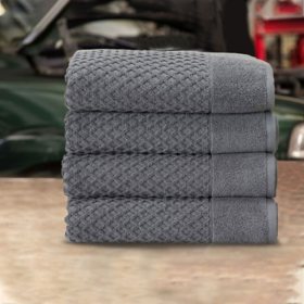 Hometex Super Sized Diamond Drying Towels 32pk, 27” x 54”