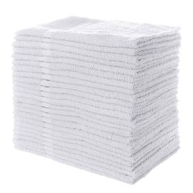 Hometex 100% Cotton Lightweight Hand Towels 12-pk. 16" x 27", White