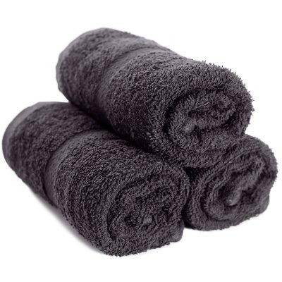 R+R Hand Towel, 16 x 28, Dark Gray