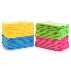 Hometex Microfiber Towels (36 pk., 4 colors)